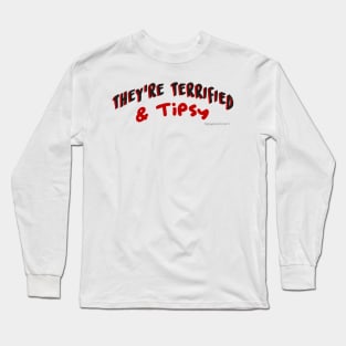 Terrified & Tipsy Logo Long Sleeve T-Shirt